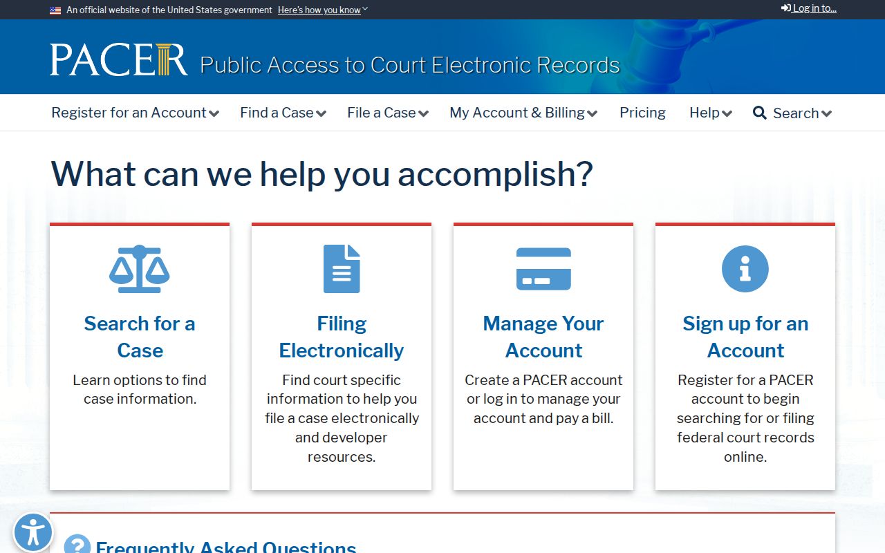 Scotland County criminal history federal PACER court record search