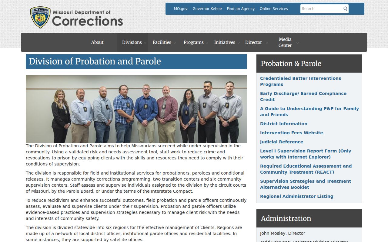 Scotland County criminal records Missouri probation and parole overview
