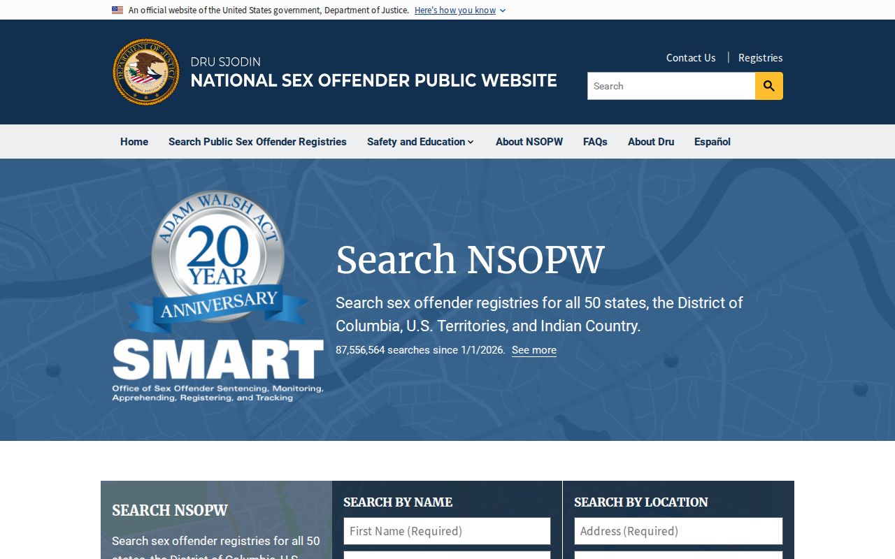 National registry search for a Scotland County sex offender lookup